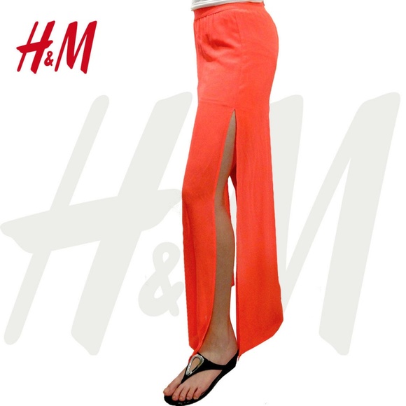 H&M Chiffon Short and Long Skirt w Elastic WB Sz 2 - Picture 2 of 3